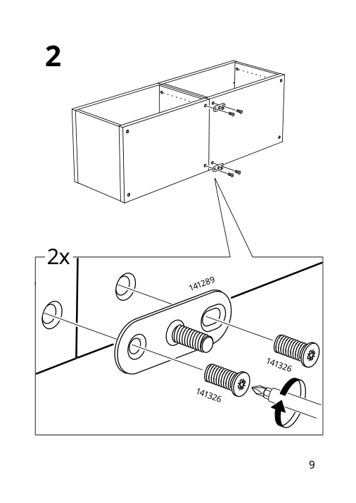 Assembly instructions for IKEA Stubbarp leg black brown | Page 9 - IKEA BESTÅ TV unit with drawers 191.882.81