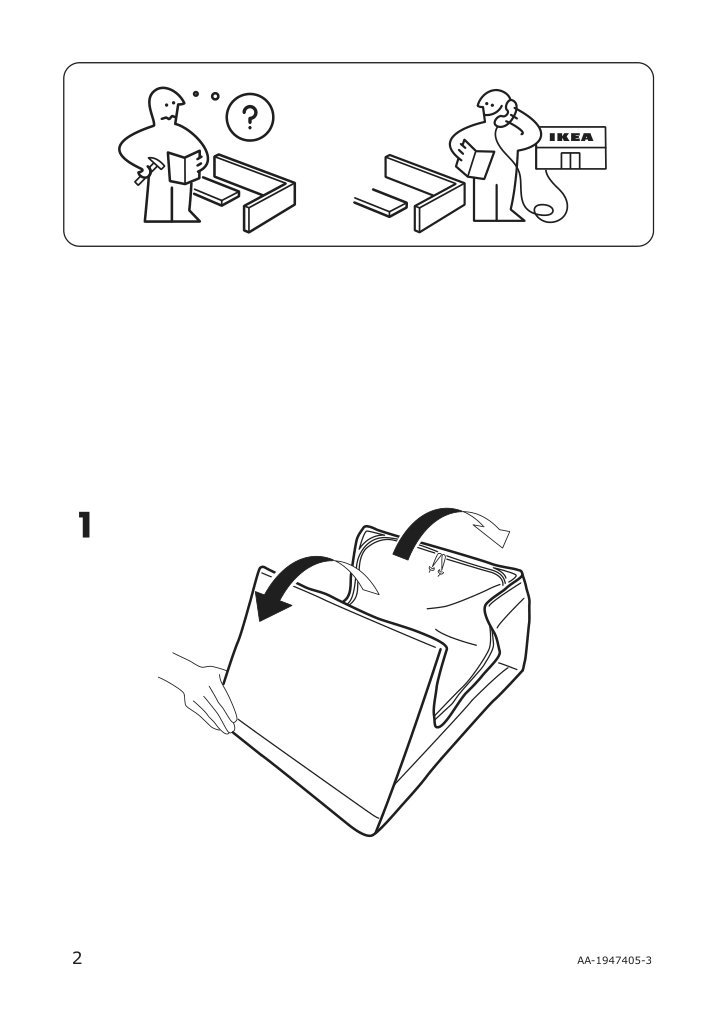 Assembly instructions for IKEA Stuk storage case white gray | Page 2 - IKEA STUK storage case 503.095.77