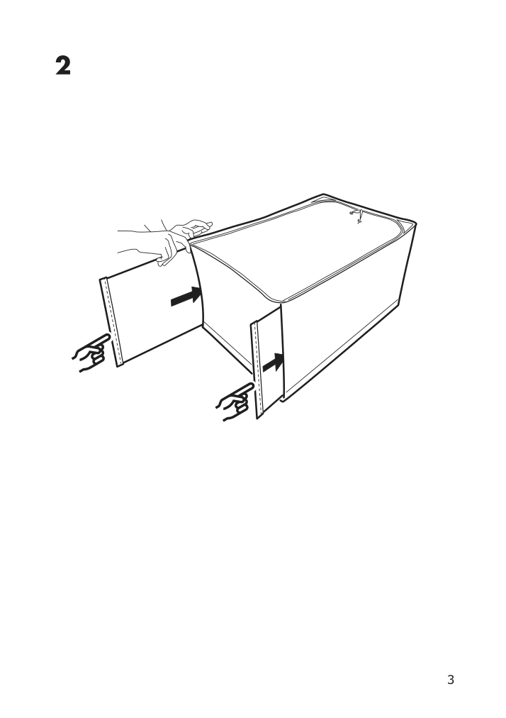 Assembly instructions for IKEA Stuk storage case white gray | Page 3 - IKEA STUK storage case 503.095.77