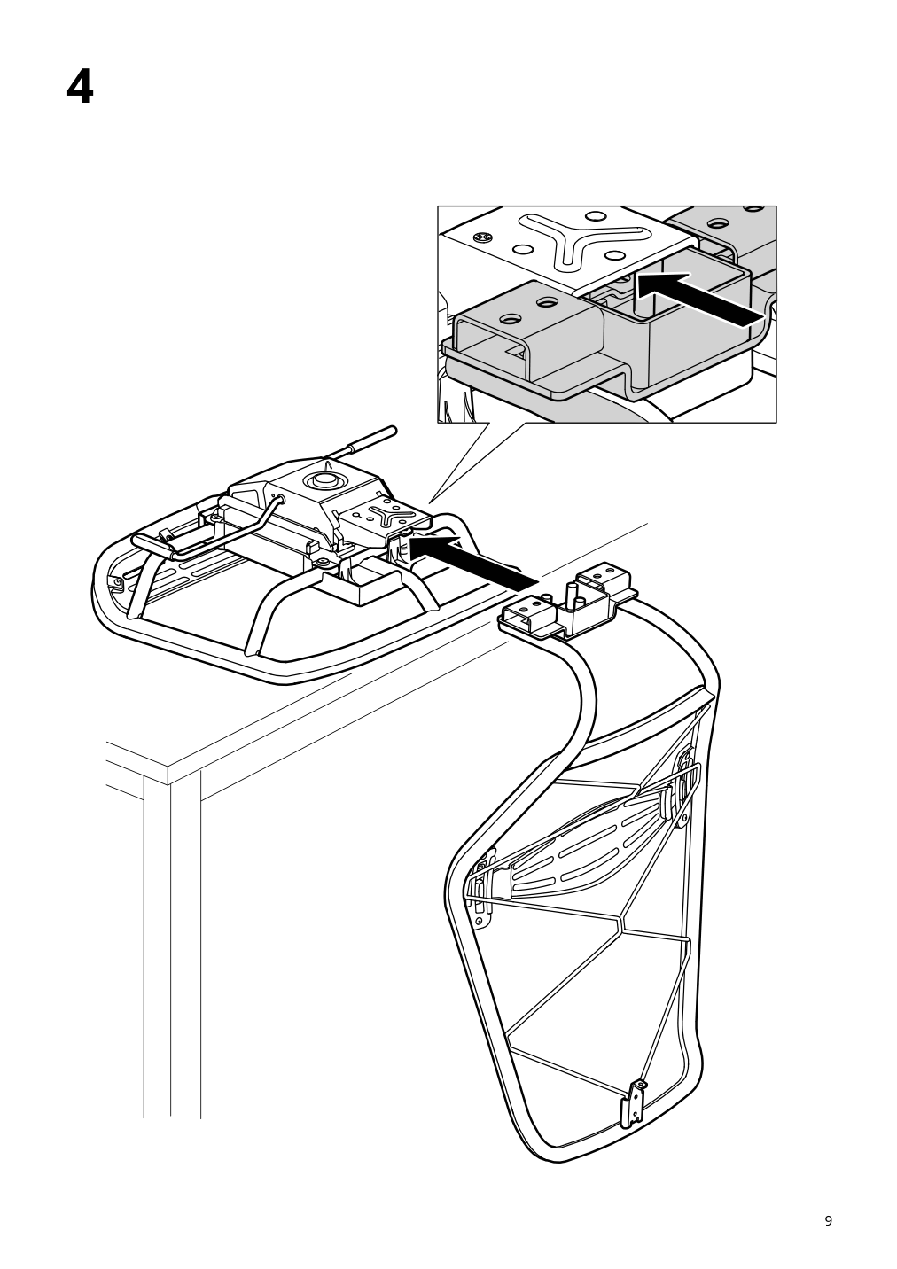 Assembly instructions for IKEA Styrspel gaming chair blue light gray | Page 9 - IKEA STYRSPEL gaming chair 105.066.93