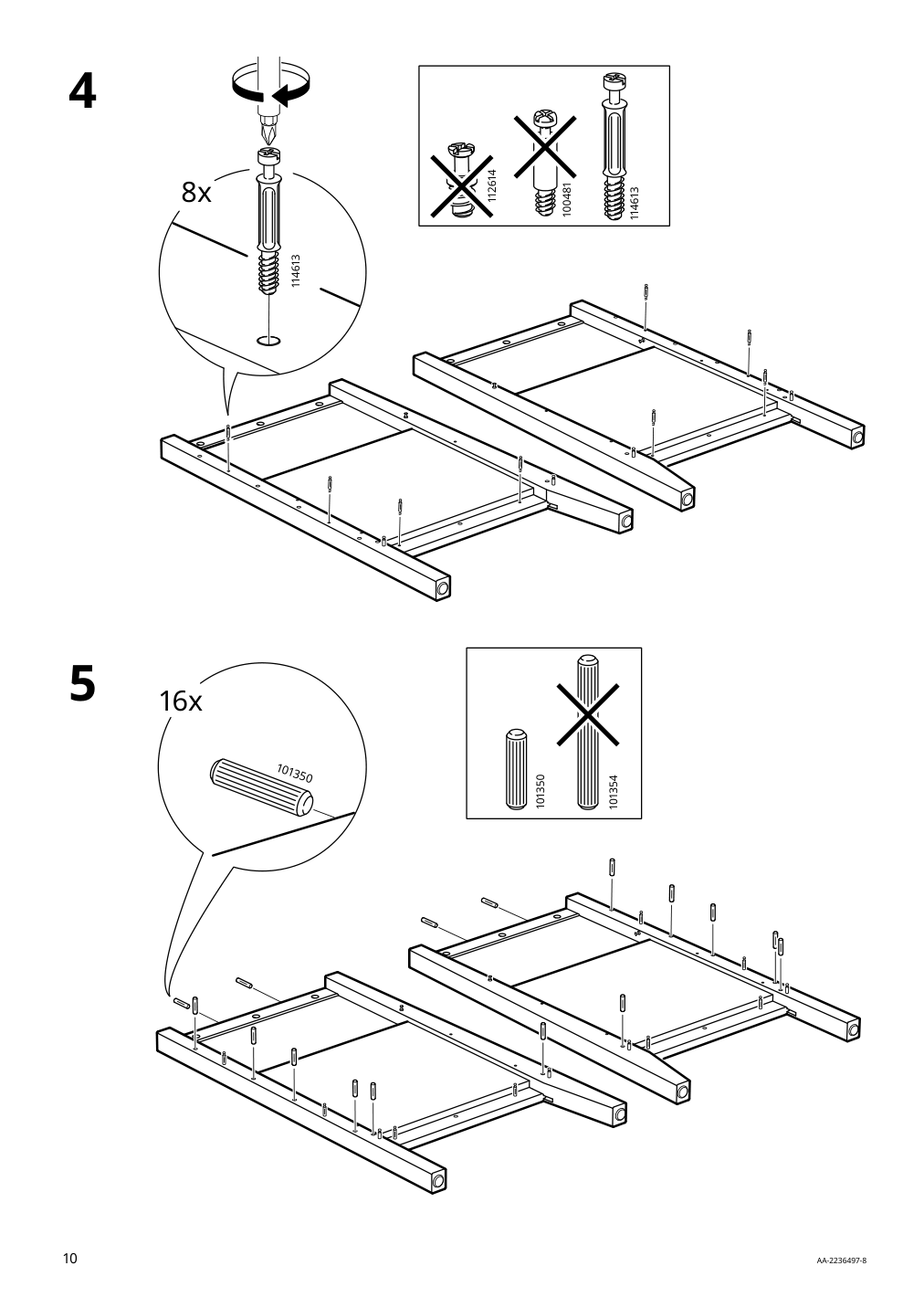 Assembly instructions for IKEA Sundvik changing table chest gray | Page 10 - IKEA SUNDVIK changing table/chest 804.940.26