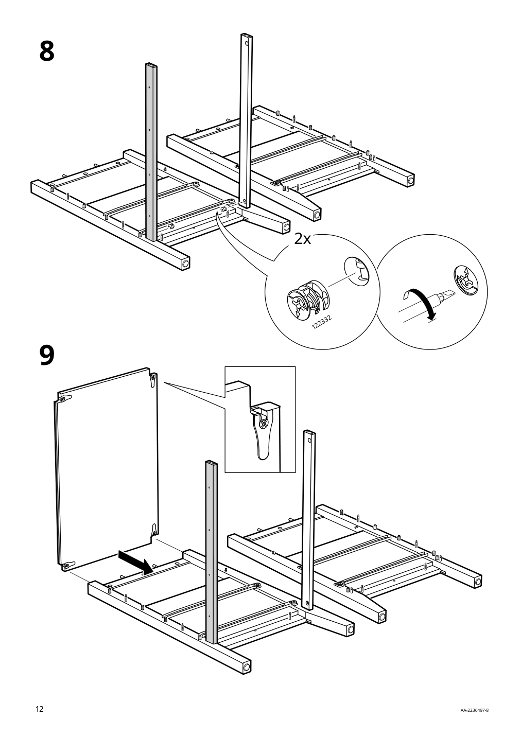 Assembly instructions for IKEA Sundvik changing table chest gray | Page 12 - IKEA SUNDVIK 2-piece baby furniture set 595.061.06