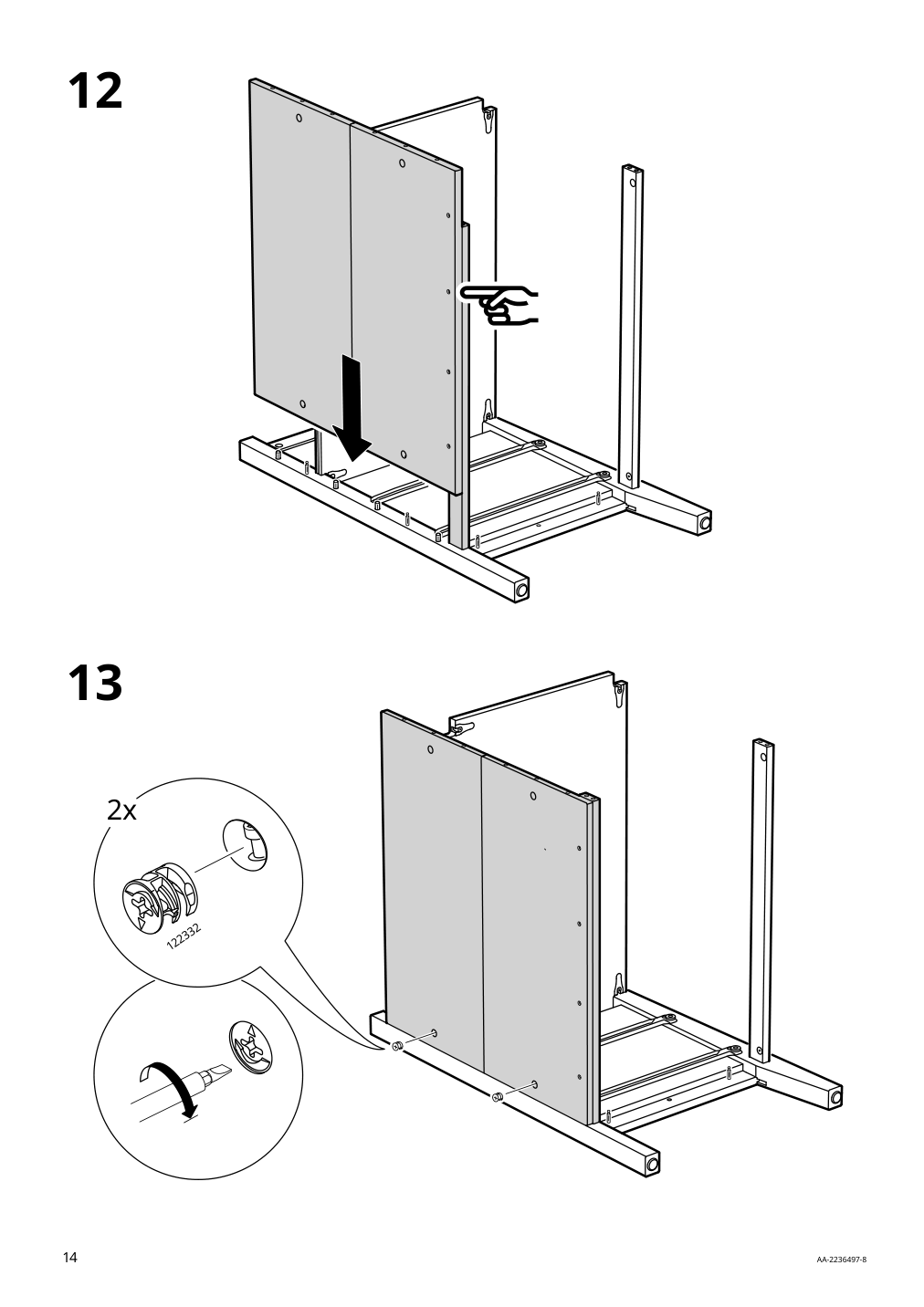 Assembly instructions for IKEA Sundvik changing table chest gray | Page 14 - IKEA SUNDVIK changing table/chest 804.940.26