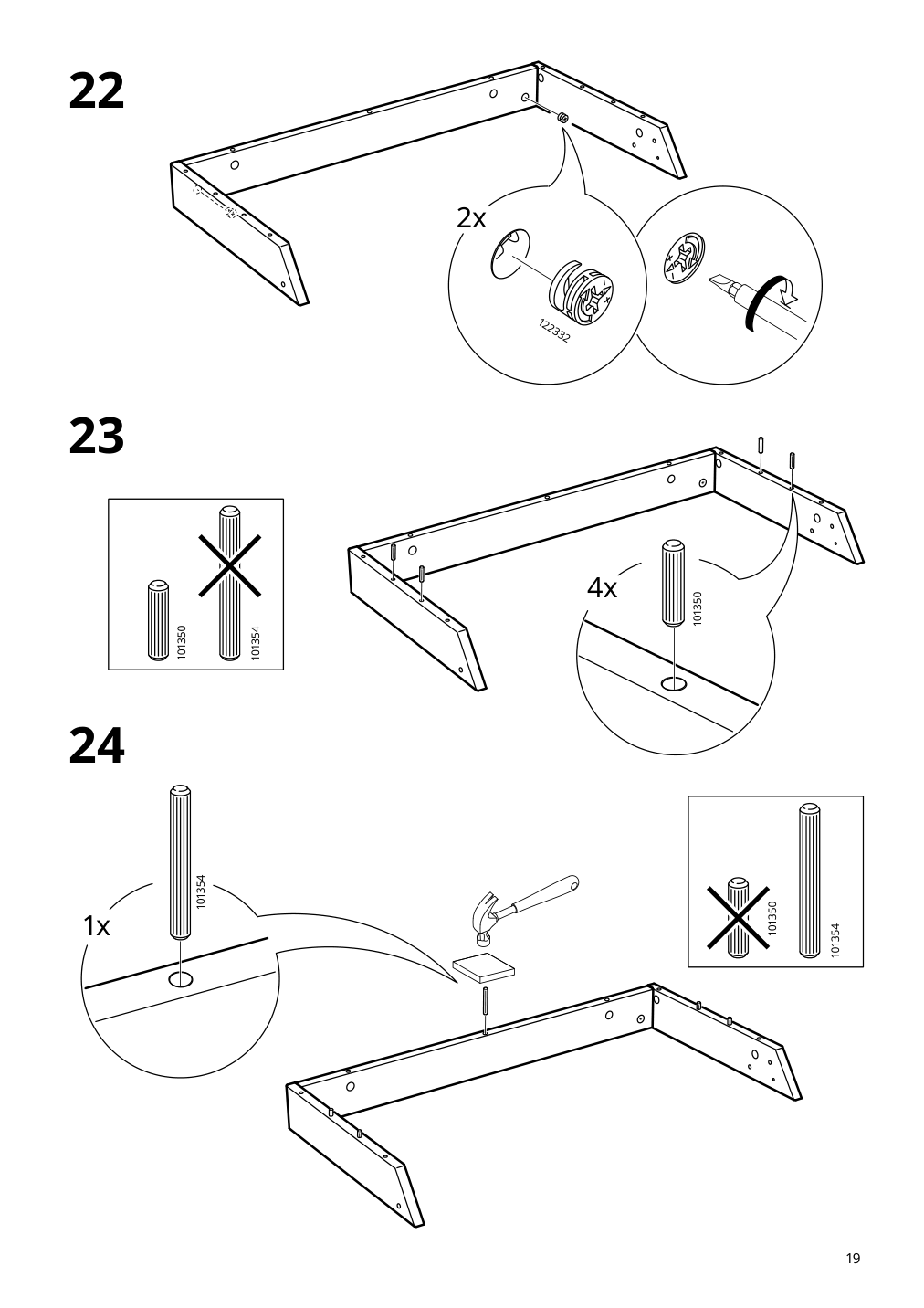 Assembly instructions for IKEA Sundvik changing table chest gray | Page 19 - IKEA SUNDVIK 2-piece baby furniture set 595.061.06