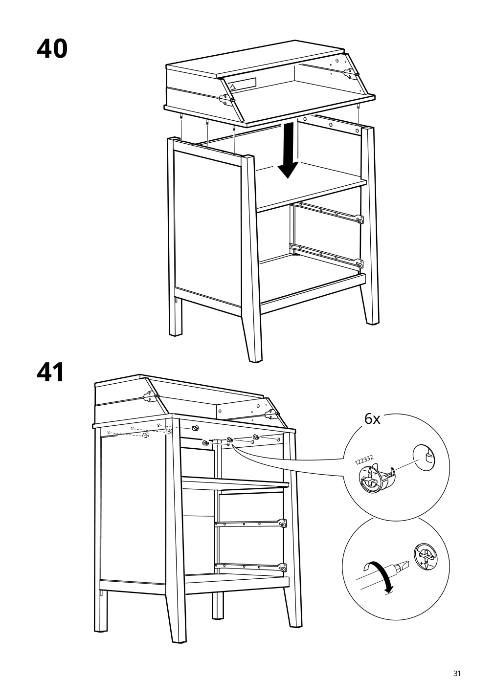 Assembly instructions for IKEA Sundvik changing table chest gray | Page 31 - IKEA SUNDVIK changing table/chest 804.940.26