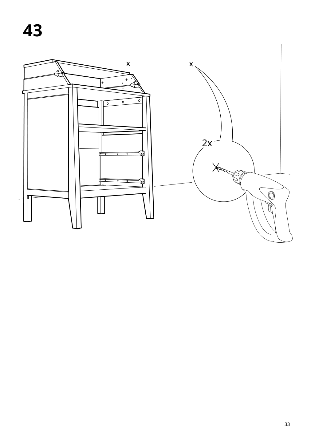 Assembly instructions for IKEA Sundvik changing table chest gray | Page 33 - IKEA SUNDVIK 2-piece baby furniture set 595.061.06