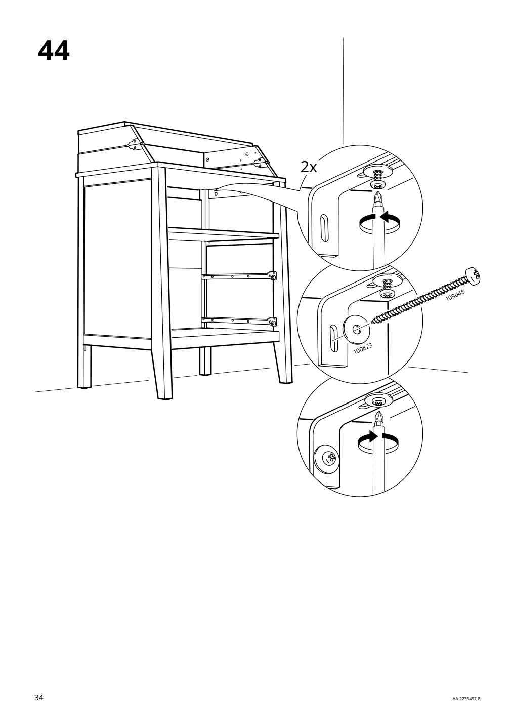 Assembly instructions for IKEA Sundvik changing table chest gray | Page 34 - IKEA SUNDVIK changing table/chest 804.940.26