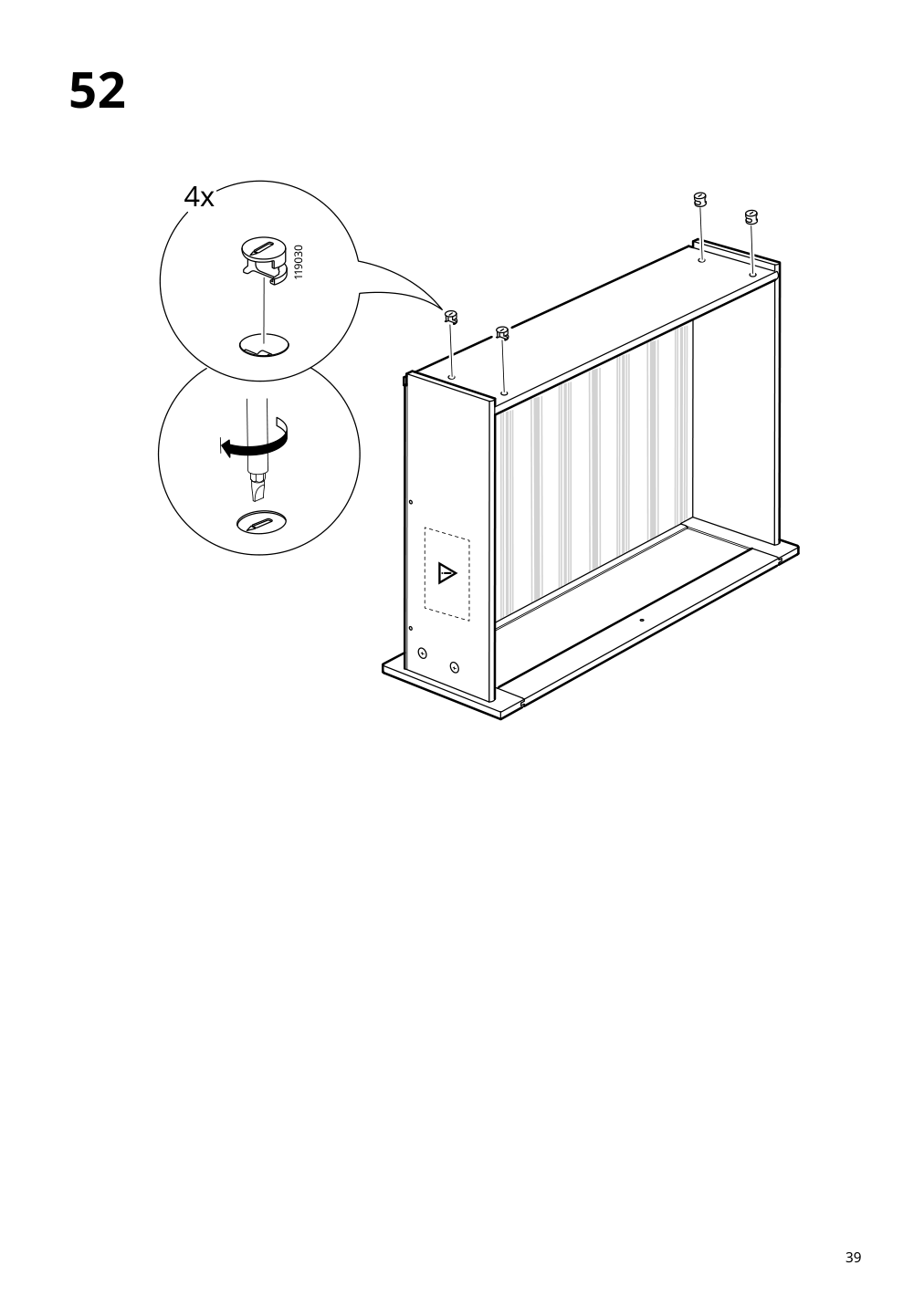 Assembly instructions for IKEA Sundvik changing table chest gray | Page 39 - IKEA SUNDVIK 2-piece baby furniture set 595.061.06