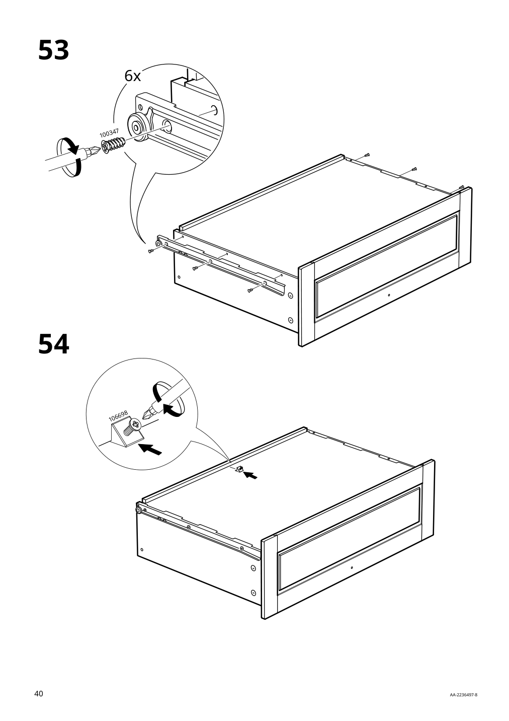 Assembly instructions for IKEA Sundvik changing table chest gray | Page 40 - IKEA SUNDVIK 3-piece baby furniture set 095.058.16