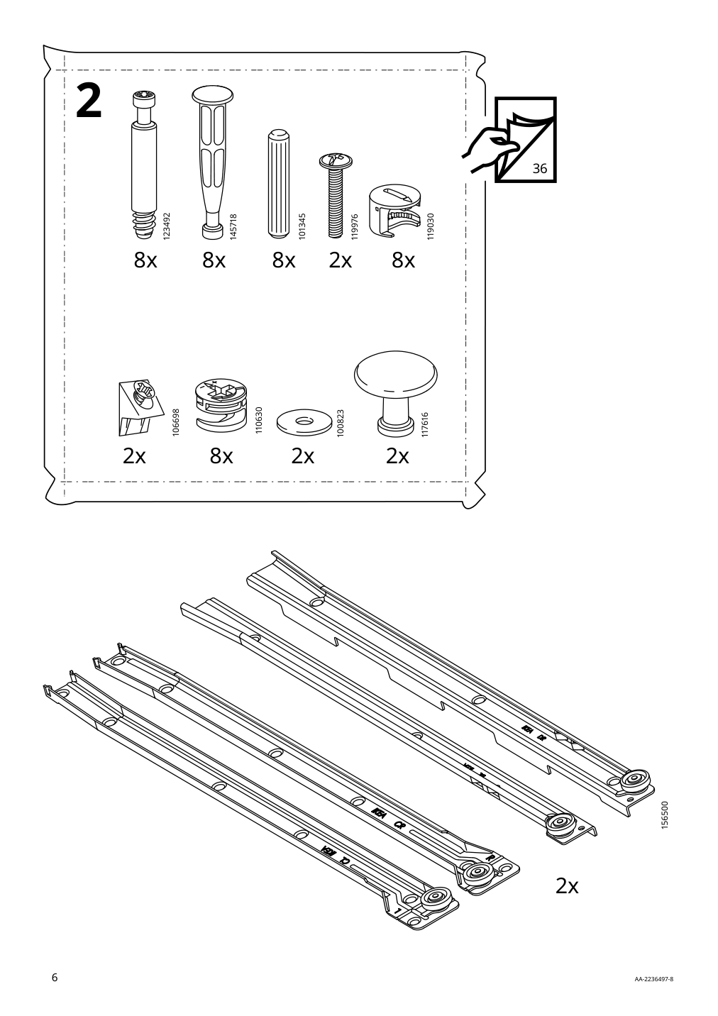 Assembly instructions for IKEA Sundvik changing table chest gray | Page 6 - IKEA SUNDVIK 2-piece baby furniture set 595.061.06