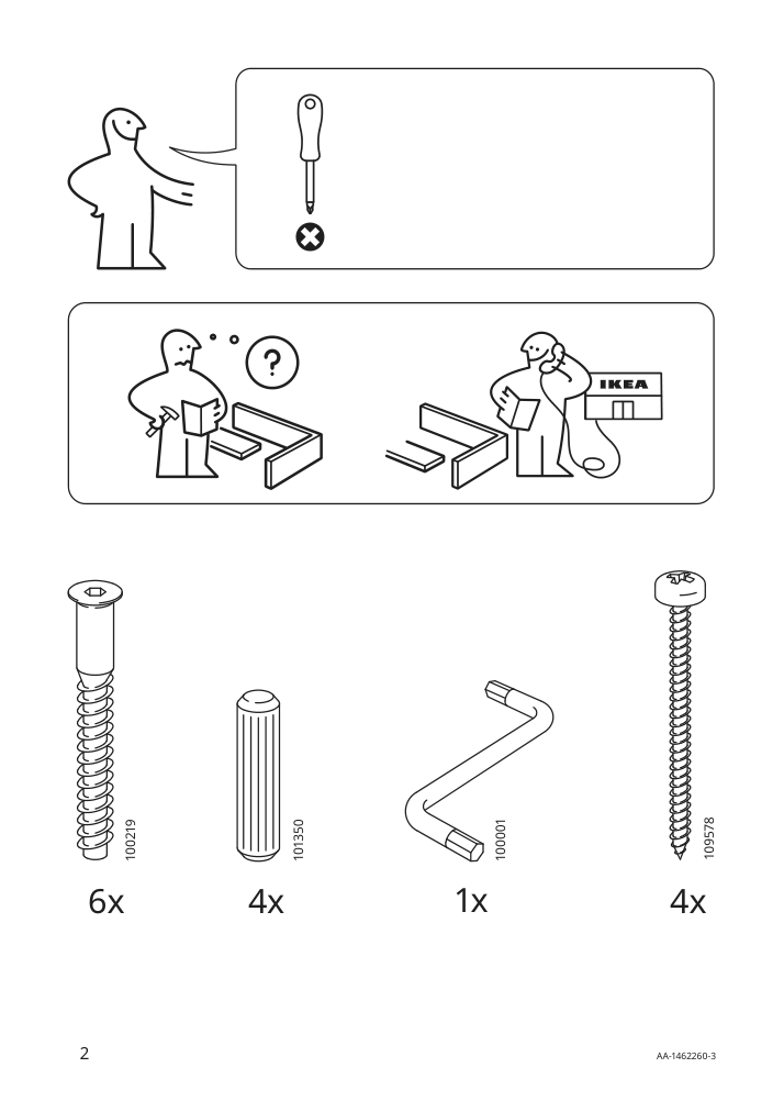 Assembly instructions for IKEA Sundvik childrens chair gray | Page 2 - IKEA SUNDVIK children's chair 104.940.20