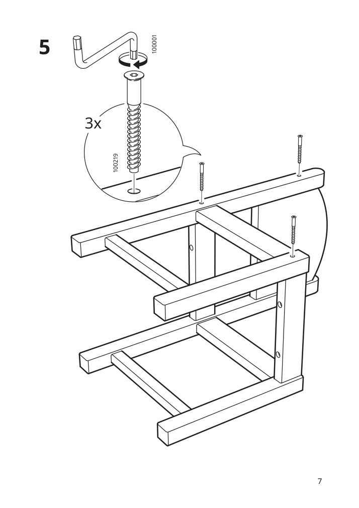 Assembly instructions for IKEA Sundvik childrens chair gray | Page 7 - IKEA SUNDVIK children's chair 104.940.20