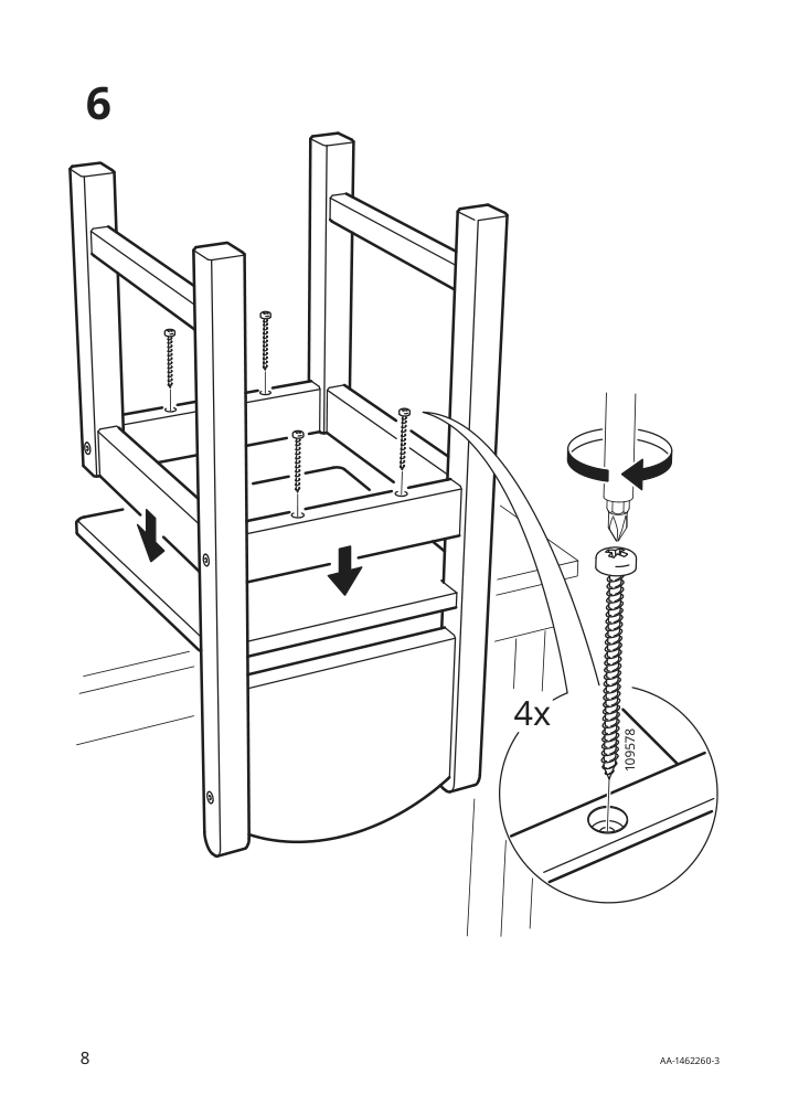 Assembly instructions for IKEA Sundvik childrens chair white | Page 8 - IKEA SUNDVIK children's chair 601.963.58