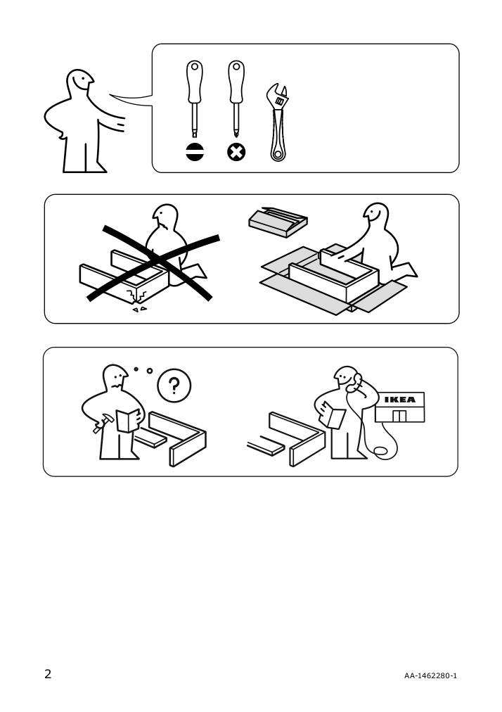 Assembly instructions for IKEA Sundvik childrens table white | Page 2 - IKEA SUNDVIK children's table 102.016.73