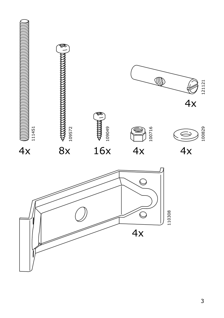 Assembly instructions for IKEA Sundvik childrens table white | Page 3 - IKEA SUNDVIK children's table 102.016.73