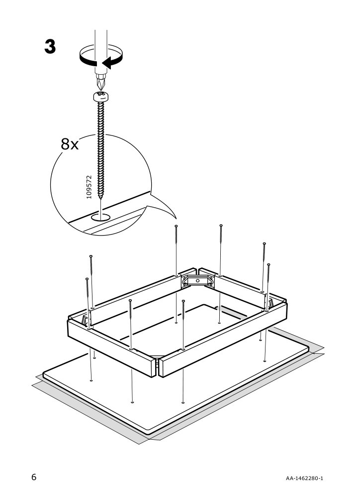 Assembly instructions for IKEA Sundvik childrens table gray | Page 6 - IKEA SUNDVIK children's table 604.940.32