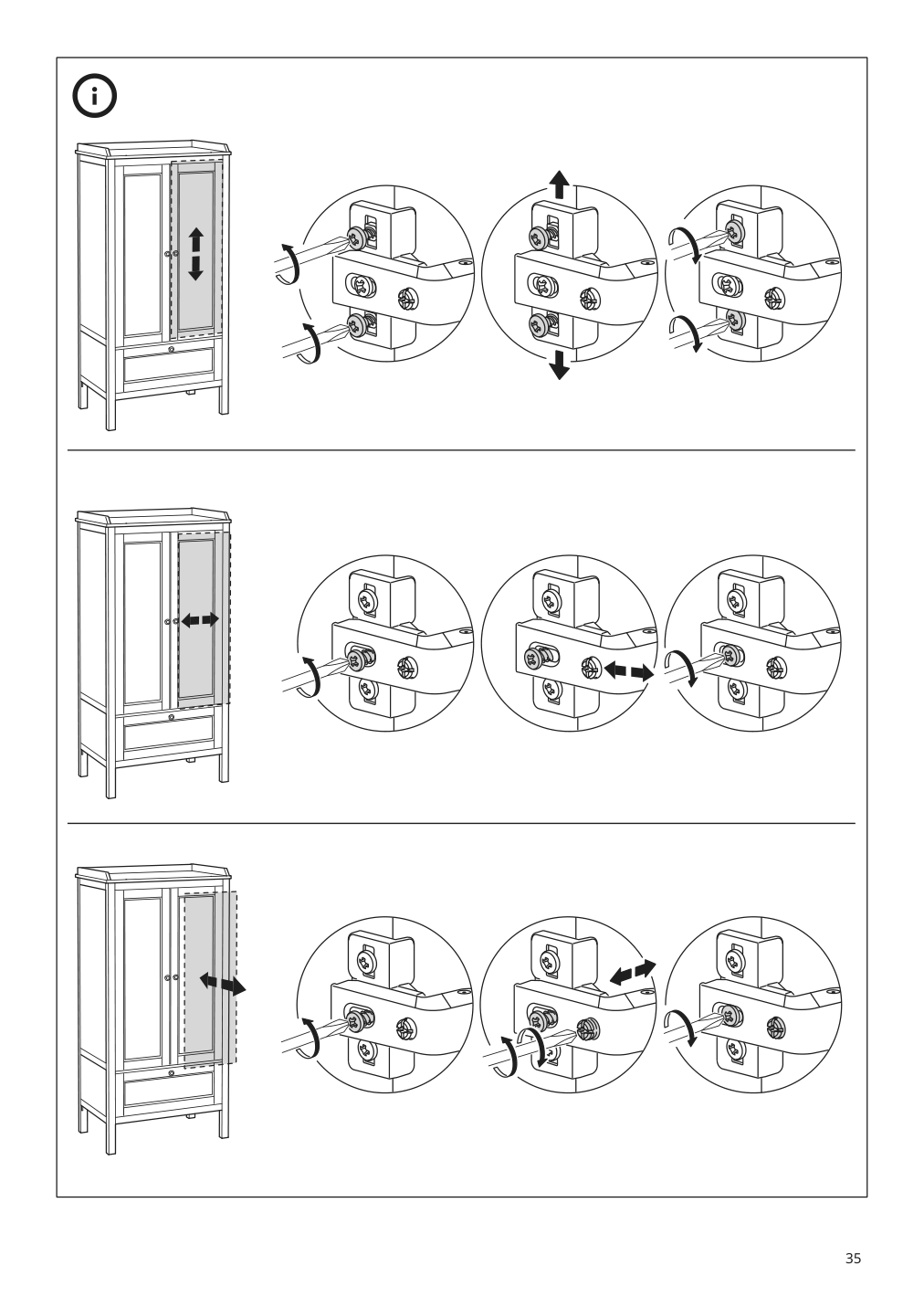 Assembly instructions for IKEA Sundvik wardrobe gray | Page 35 - IKEA SUNDVIK wardrobe 504.942.64