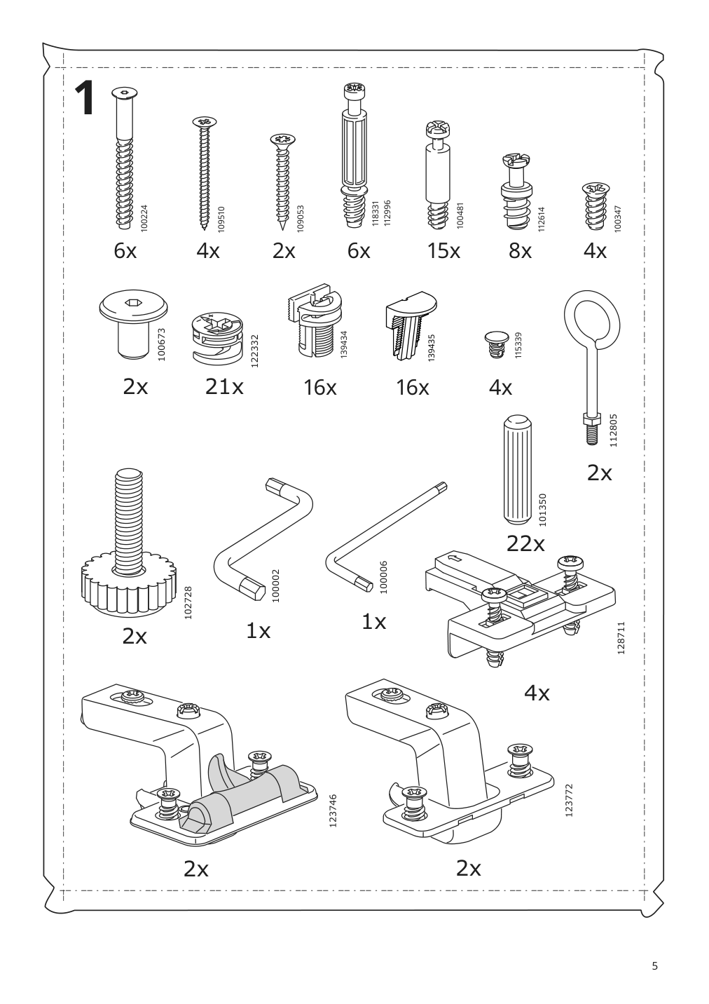 Assembly instructions for IKEA Sundvik wardrobe gray | Page 5 - IKEA SUNDVIK wardrobe 504.942.64