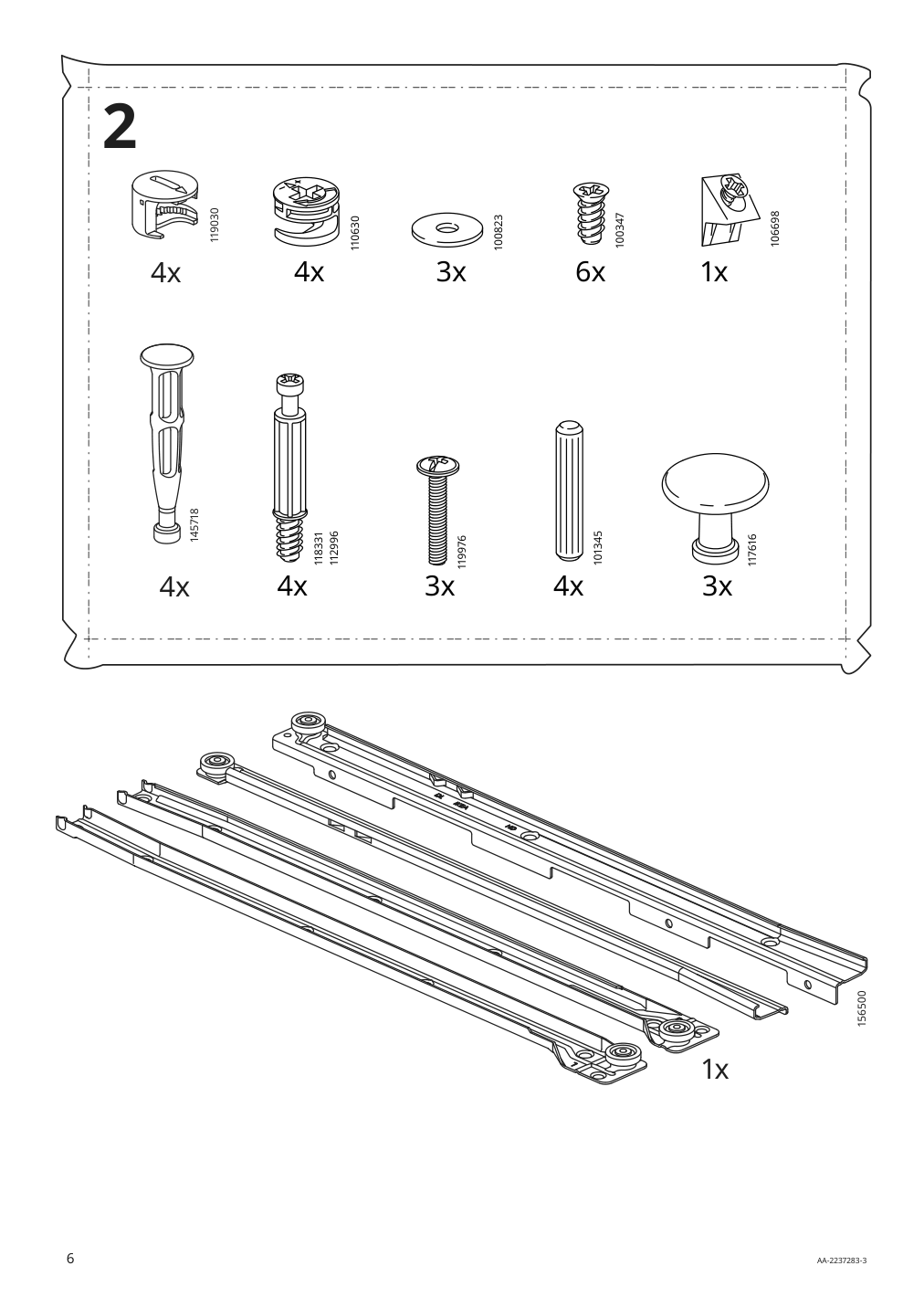 Assembly instructions for IKEA Sundvik wardrobe gray | Page 6 - IKEA SUNDVIK 3-piece baby furniture set 095.058.16