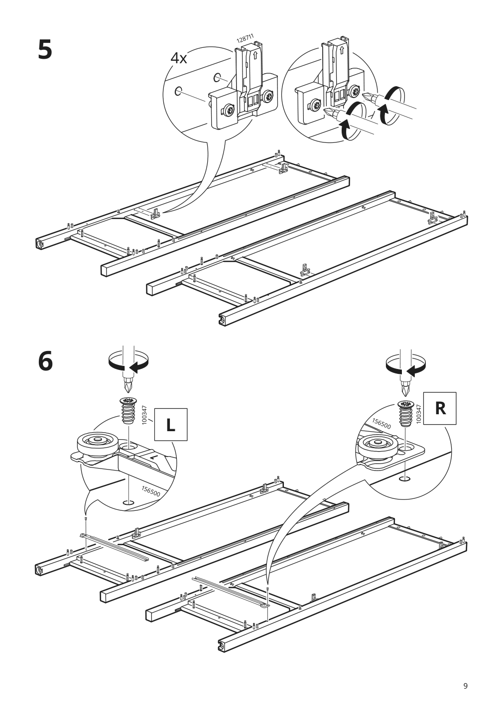 Assembly instructions for IKEA Sundvik wardrobe gray | Page 9 - IKEA SUNDVIK wardrobe 504.942.64