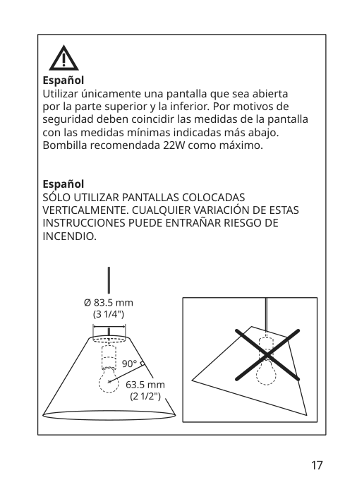 Assembly instructions for IKEA Sunneby cord set black textile | Page 17 - IKEA SUNNEBY / MOLNART pendant lamp with LED bulb 794.912.03