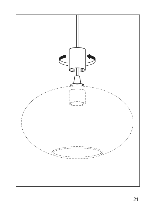 Assembly instructions for IKEA Sunneby cord set black textile | Page 21 - IKEA SUNNEBY / MOLNART pendant lamp with LED bulb 794.912.03