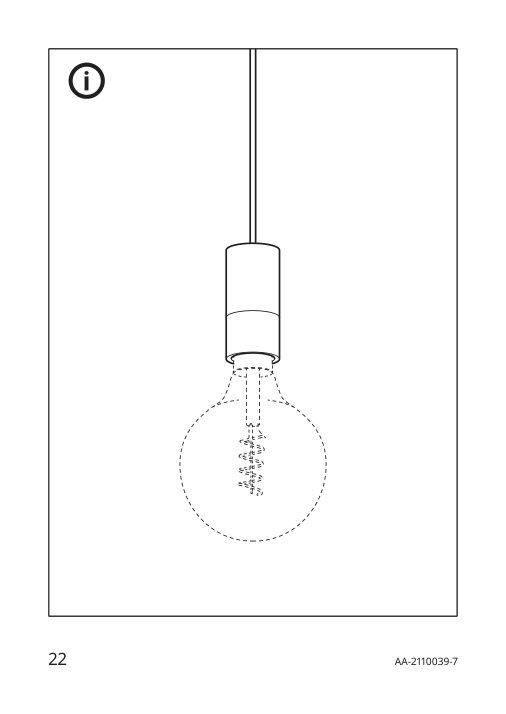 Assembly instructions for IKEA Sunneby cord set black textile | Page 22 - IKEA SUNNEBY / MOLNART pendant lamp with LED bulb 794.912.03