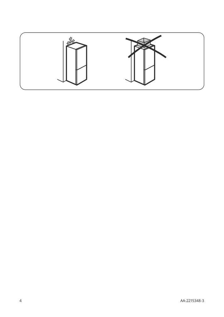 Assembly instructions for IKEA Superkall built in panel ready refrigerator panel ready | Page 4 - IKEA SUPERKALL Built-in, panel-ready refrigerator 205.090.16