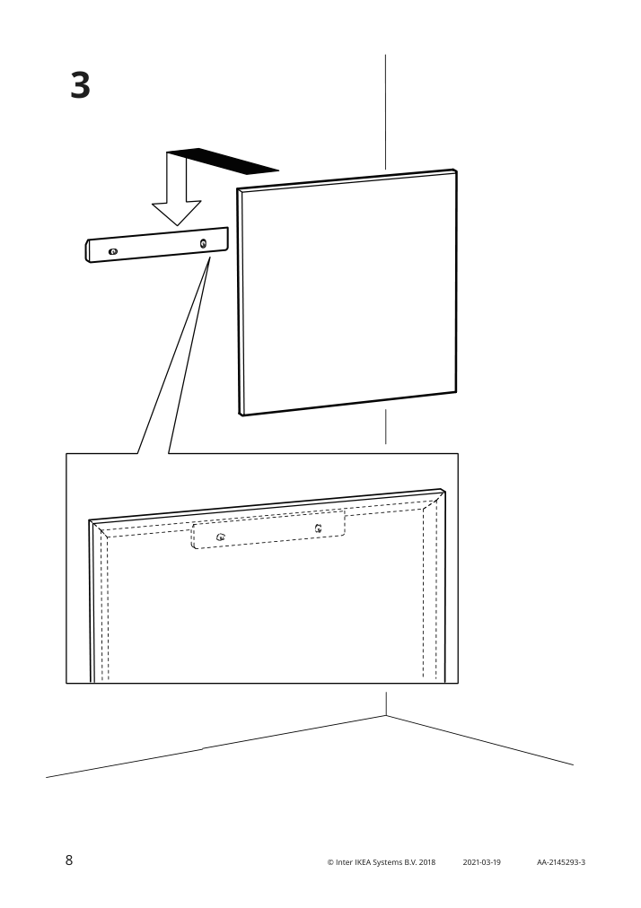 Assembly instructions for IKEA Svensas memo board with pins beige | Page 8 - IKEA SVENSÅS memo board with pins 404.403.61