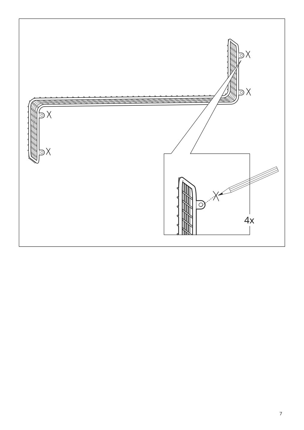 Assembly instructions for IKEA Svenshult wall shelf gold | Page 7 - IKEA SVENSHULT wall shelf 504.275.33