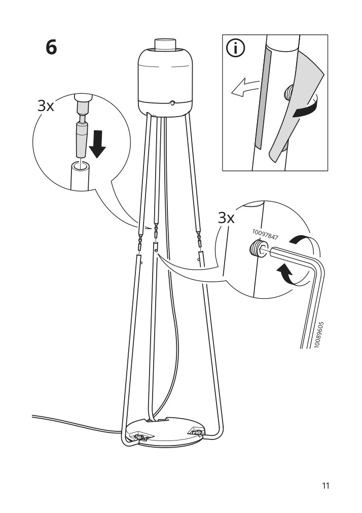 Assembly instructions for IKEA Symfonisk floor lamp with wifi sonos speaker bamboo smart | Page 11 - IKEA SYMFONISK floor lamp with WiFi Sonos speaker 505.282.78