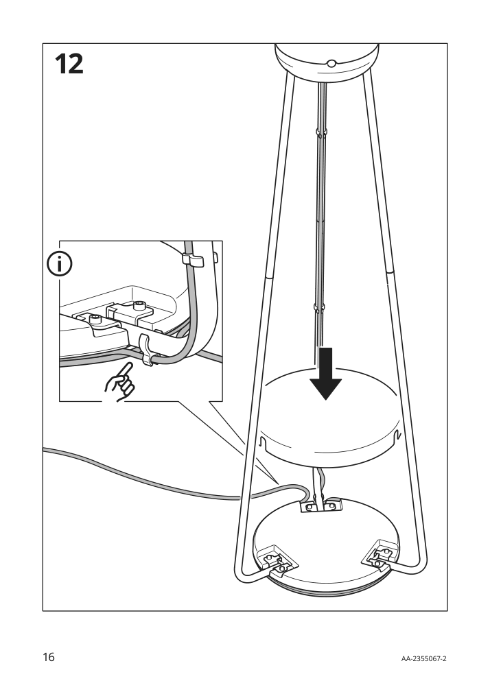 Assembly instructions for IKEA Symfonisk floor lamp with wifi sonos speaker bamboo smart | Page 16 - IKEA SYMFONISK floor lamp with WiFi Sonos speaker 505.282.78