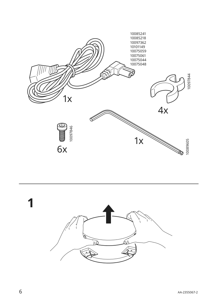 Assembly instructions for IKEA Symfonisk floor lamp with wifi sonos speaker bamboo smart | Page 6 - IKEA SYMFONISK floor lamp with WiFi Sonos speaker 505.282.78