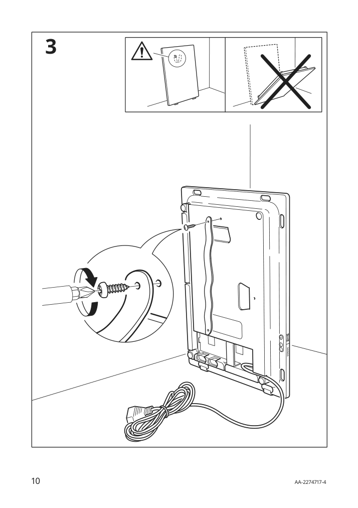 Assembly instructions for IKEA Symfonisk picture frame w sonos wi fi speaker black smart | Page 10 - IKEA SYMFONISK picture frame w Sonos Wi-Fi speaker 504.857.64