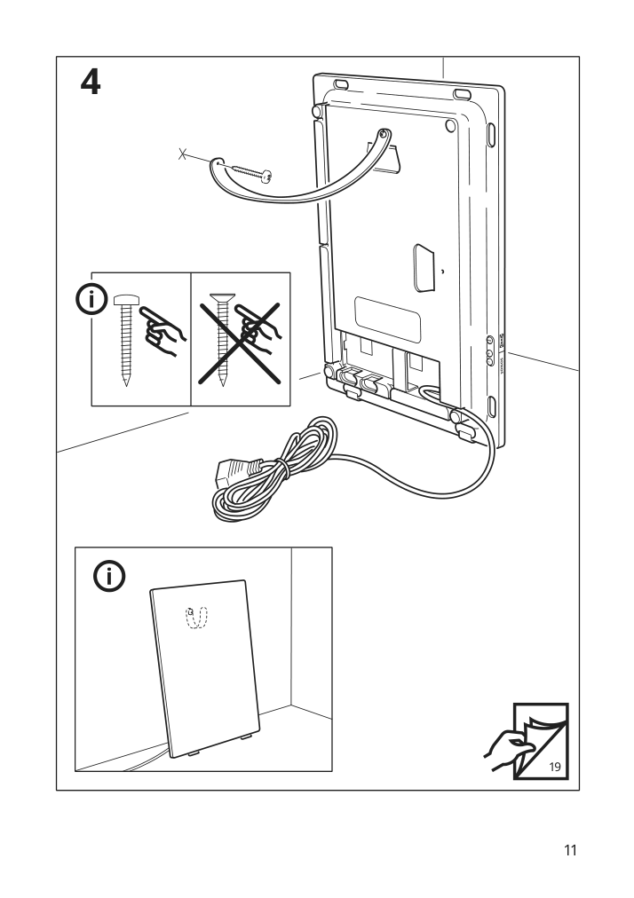 Assembly instructions for IKEA Symfonisk picture frame w sonos wi fi speaker black smart | Page 11 - IKEA SYMFONISK picture frame w Sonos Wi-Fi speaker 504.857.64