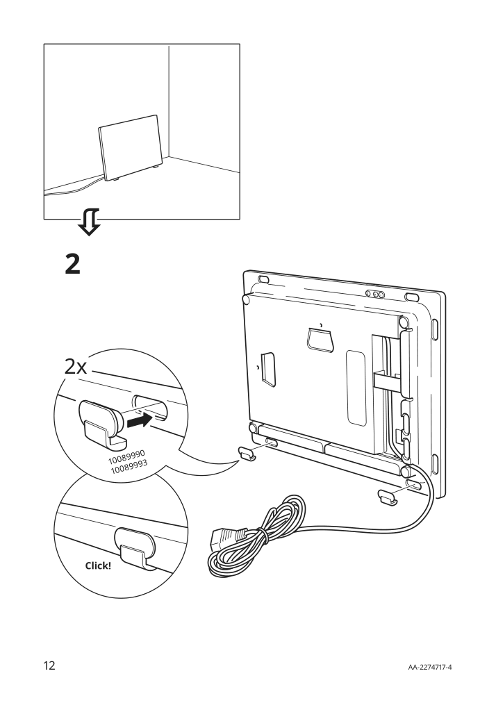 Assembly instructions for IKEA Symfonisk picture frame w sonos wi fi speaker black smart | Page 12 - IKEA SYMFONISK picture frame w Sonos Wi-Fi speaker 504.857.64