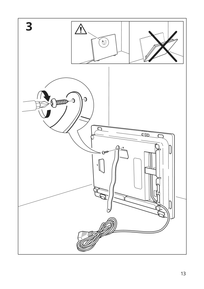 Assembly instructions for IKEA Symfonisk picture frame w sonos wi fi speaker black smart | Page 13 - IKEA SYMFONISK picture frame w Sonos Wi-Fi speaker 504.857.64