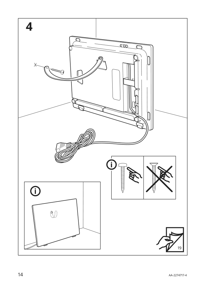 Assembly instructions for IKEA Symfonisk picture frame w sonos wi fi speaker black smart | Page 14 - IKEA SYMFONISK picture frame w Sonos Wi-Fi speaker 504.857.64