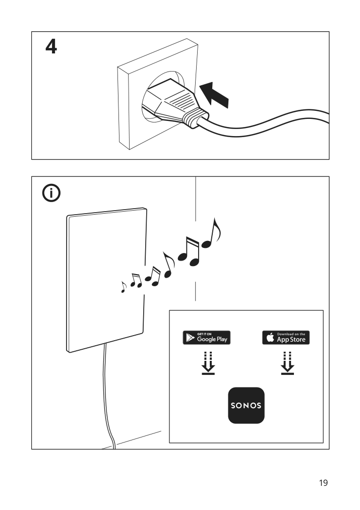 Assembly instructions for IKEA Symfonisk picture frame w sonos wi fi speaker black smart | Page 19 - IKEA SYMFONISK picture frame w Sonos Wi-Fi speaker 504.857.64