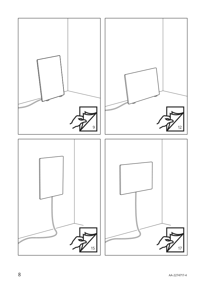 Assembly instructions for IKEA Symfonisk picture frame w sonos wi fi speaker black smart | Page 8 - IKEA SYMFONISK picture frame w Sonos Wi-Fi speaker 504.857.64