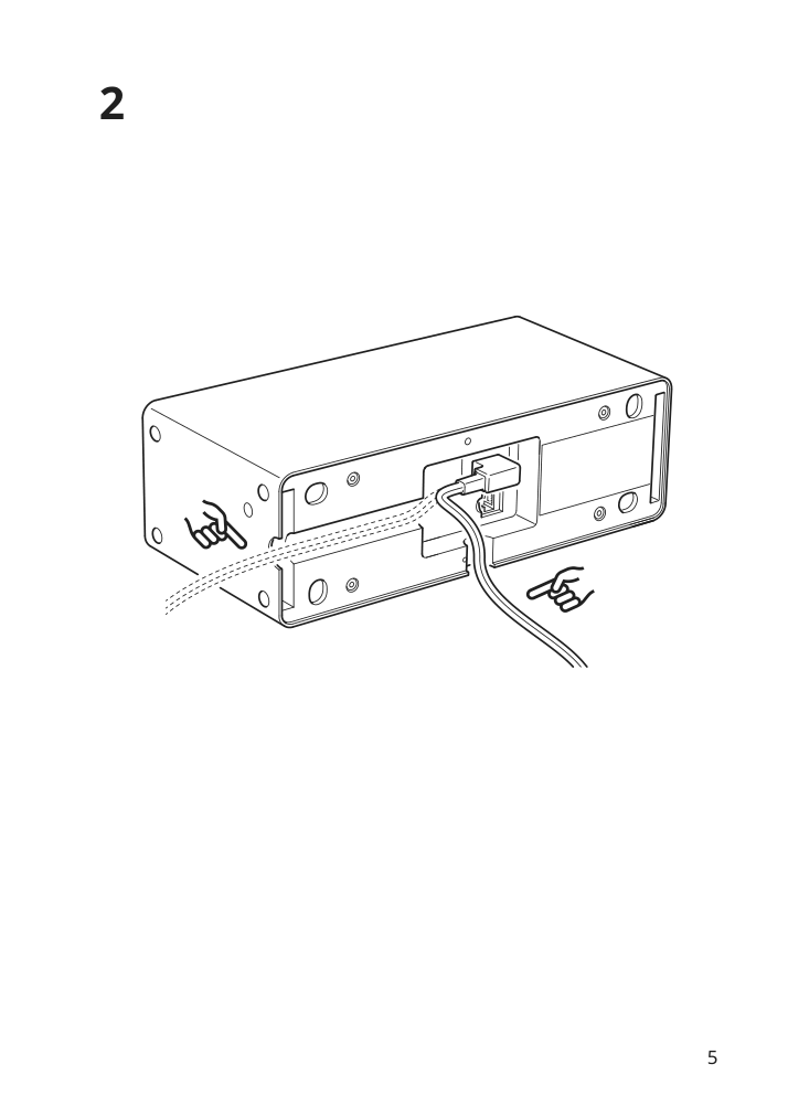 Assembly instructions for IKEA Symfonisk sonos wifi bookshelf speaker white smart gen 2 | Page 5 - IKEA SYMFONISK Sonos Wi-Fi bookshelf speakers 795.041.73