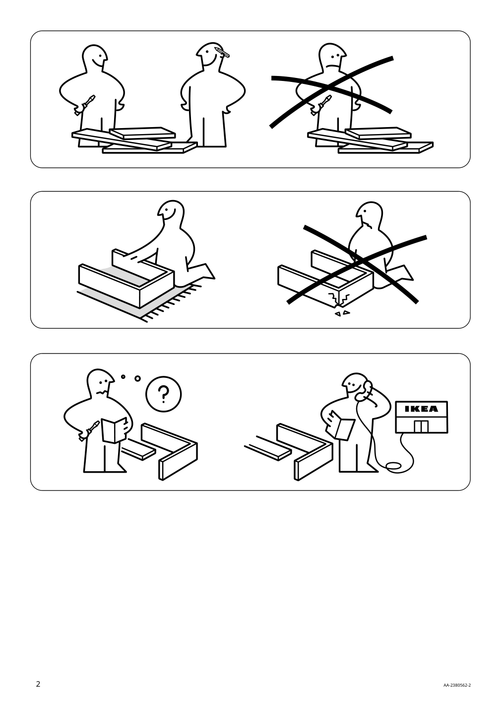 Assembly instructions for IKEA Taellasen upholstered bed frame kulsta light beige | Page 2 - IKEA TÄLLÅSEN upholstered bed frame 905.647.78