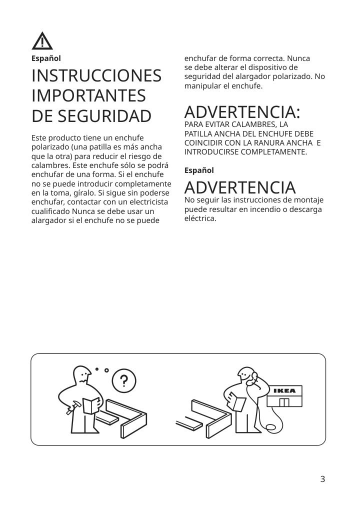 Assembly instructions for IKEA Taellbyn floor lamp nickel plated opal glass | Page 3 - IKEA TÄLLBYN floor lamp 404.377.40