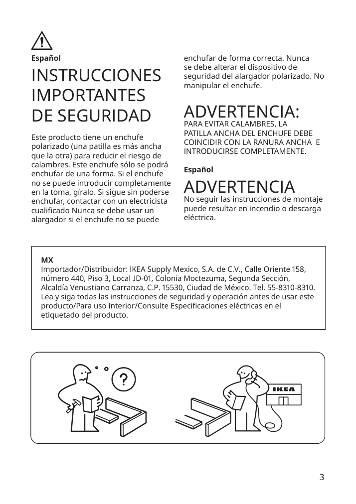 Assembly instructions for IKEA Taellbyn floor lamp nickel plated opal glass | Page 3 - IKEA TÄLLBYN floor lamp 404.377.40