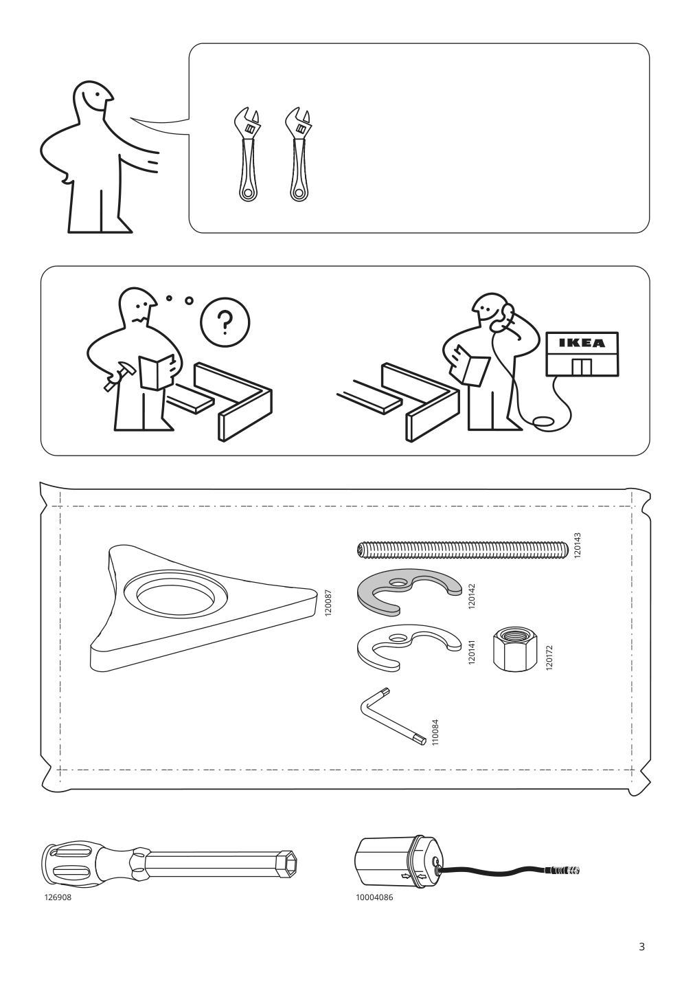 Assembly instructions for IKEA Taemnaren kitchen faucet w sensor stainless steel color | Page 3 - IKEA TÄMNAREN kitchen faucet w sensor 903.594.95