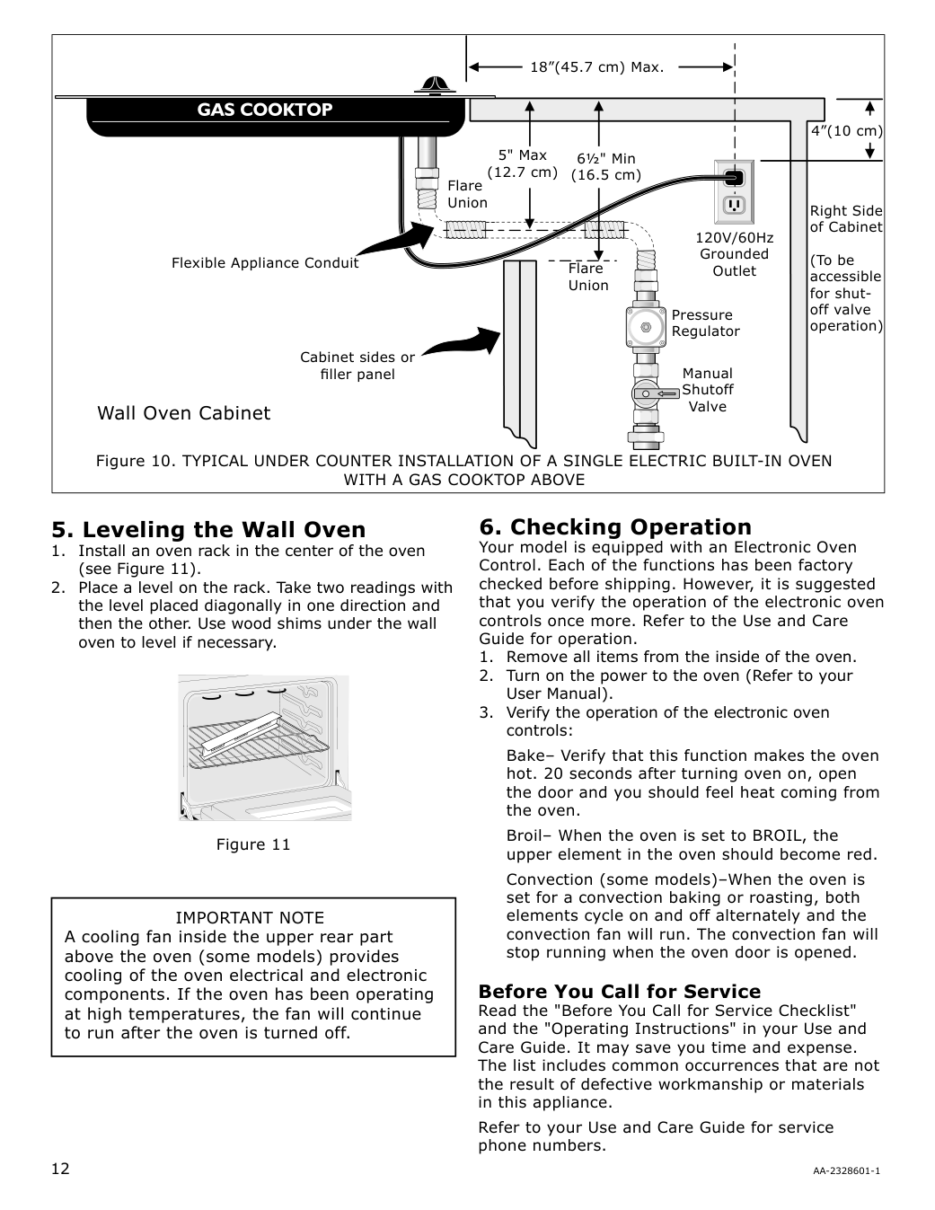 Assembly instructions for IKEA Taengby fan convection wall oven self clean stainless steel | Page 12 - IKEA TÄNGBY Fan Convection Wall Oven self-clean 405.405.44