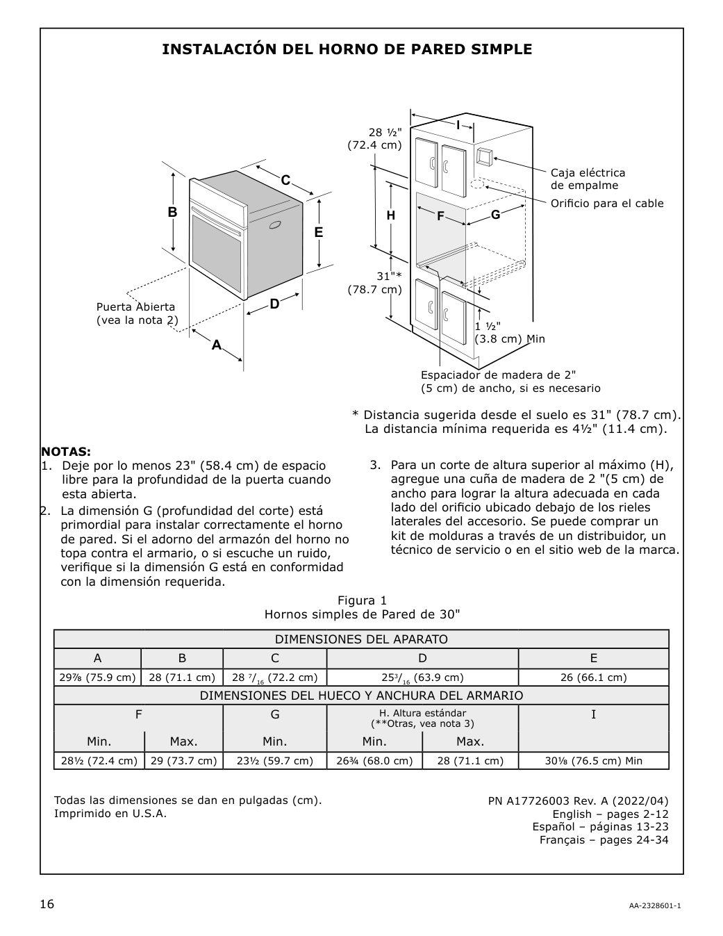 Assembly instructions for IKEA Taengby fan convection wall oven self clean stainless steel | Page 16 - IKEA TÄNGBY Fan Convection Wall Oven self-clean 405.405.44