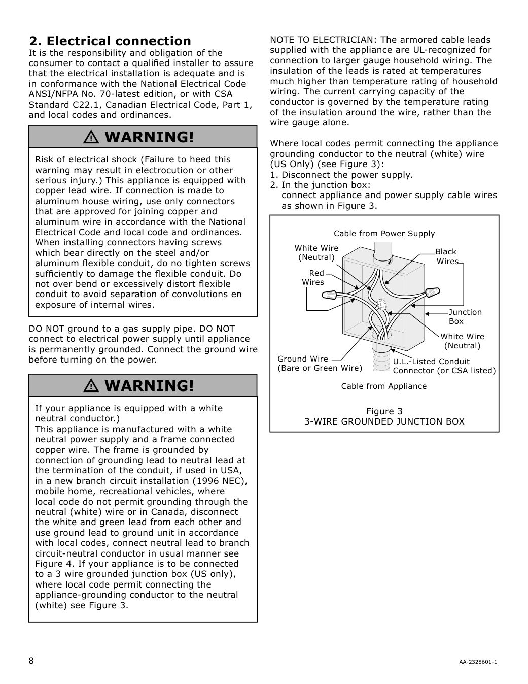 Assembly instructions for IKEA Taengby fan convection wall oven self clean stainless steel | Page 8 - IKEA TÄNGBY Fan Convection Wall Oven self-clean 405.405.44