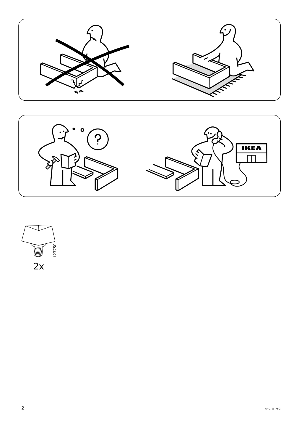 Assembly instructions for IKEA Taernoe table outdoor black light brown stained | Page 2 - IKEA TÄRNÖ table and 4 chairs, outdoor 293.937.09