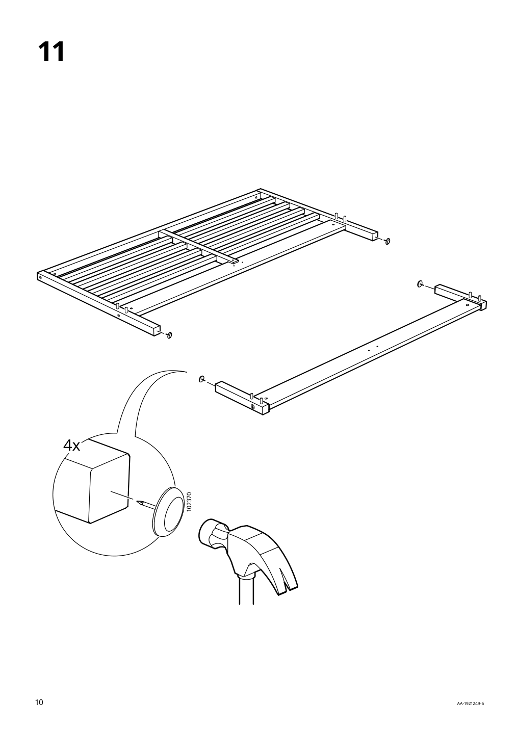 Assembly instructions for IKEA Tarva bed frame pine | Page 10 - IKEA TARVA bed frame 699.292.33